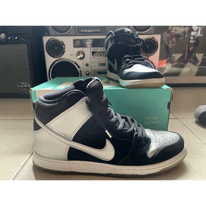 Men's Nike Dunk High Pro SB Sneakers Size 11 Black/Silver (Tinman)